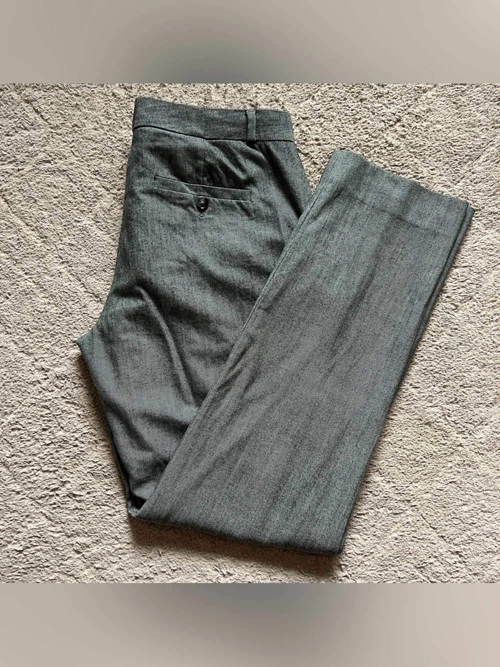 Banana Republic Harper Pant Wool Blend Preppy Office Minimalist Old Money Sz 8